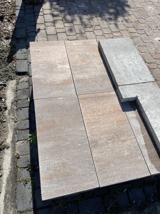 Płyta tarasowa Settline Lumo kolor barwy ziemi o wymiarach 60x30x5