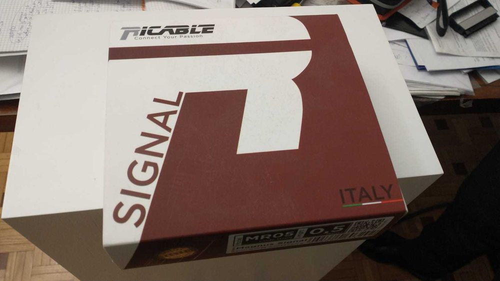 Przewody RCA Ricable MR05 0,5m interconnect Cinch para