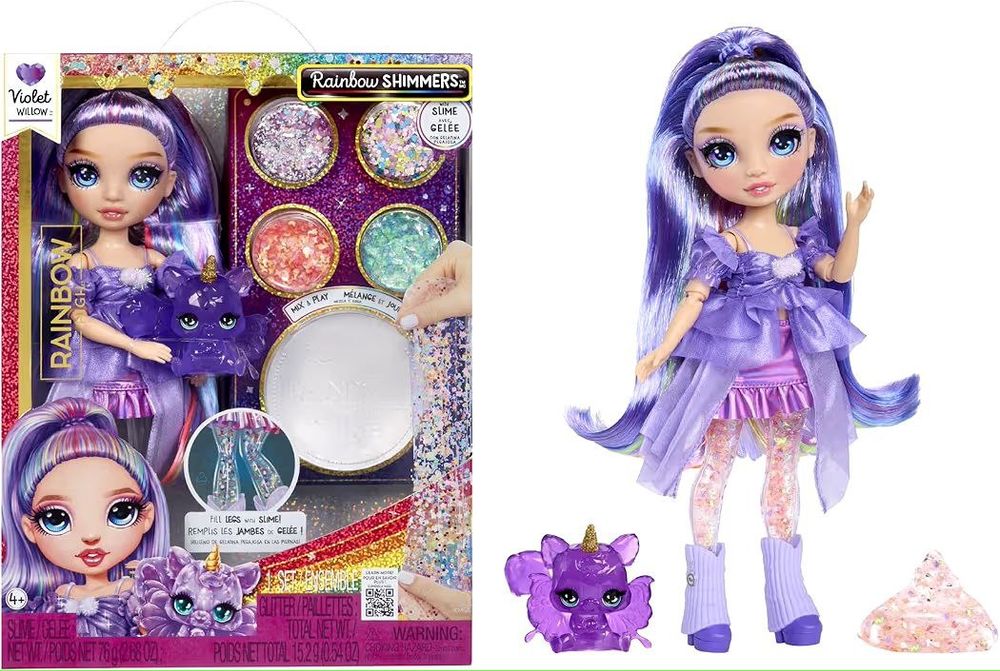 Rainbow High Rainbow Shimmers with Slime – Violet.