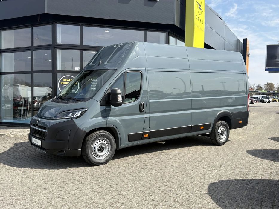Opel Movano  L4H3 140KM, Szary, Światła LED + NAVI 2026 od ręki !!!
