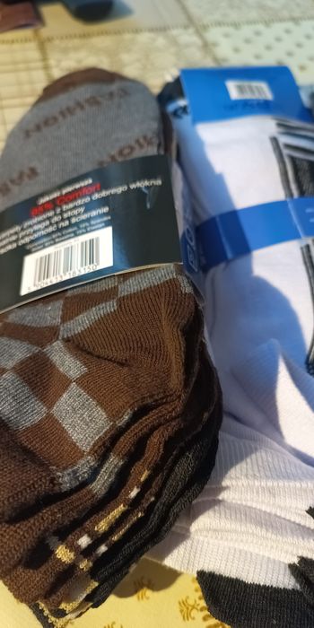 Męskie skarpetki stopki. Super materiał! 5 szt.