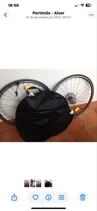 Conjunto rodas full carbone 26”