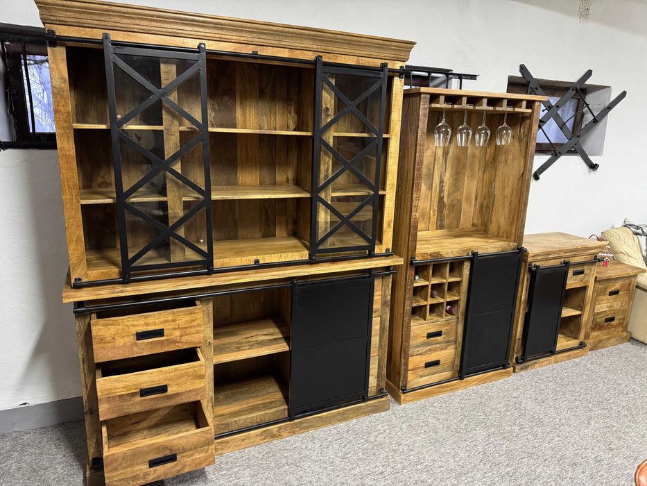 Nowy wyjatkowy Kredens Barek Bufet drzewo mango styl LOFT Faktura Vat