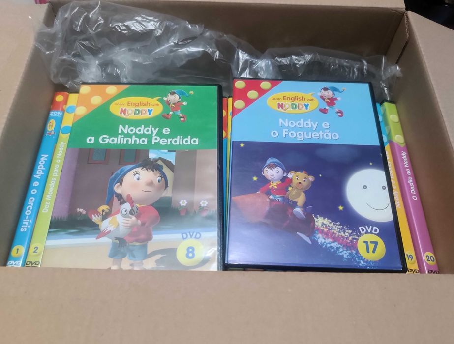 Coleção Completa 20 DVD's Learn English with Noddy PT-PT