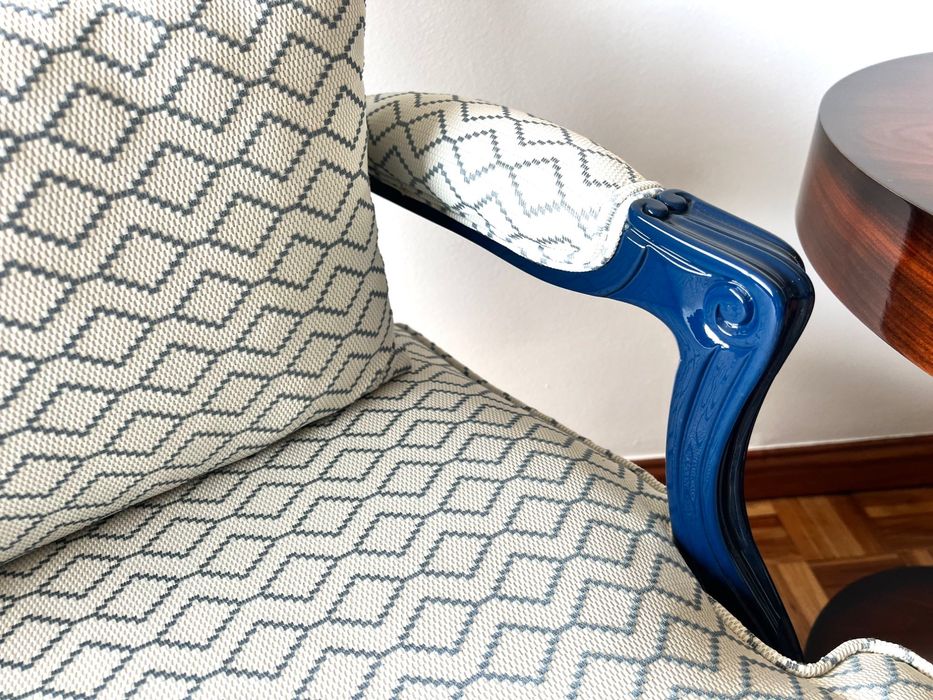 Par de Cadeiras Bergeres Contemporâneas