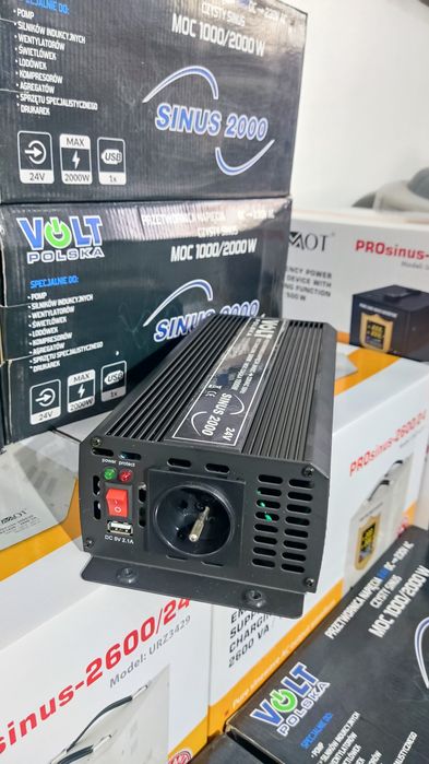 Інвертор перетворювач 24/220v  2kWt Volt чиста синусоїда