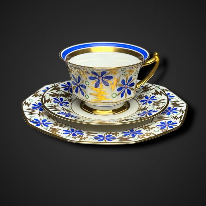 Trio zestaw śniadaniowy Rosenthal ręcznie malowane b51/10047