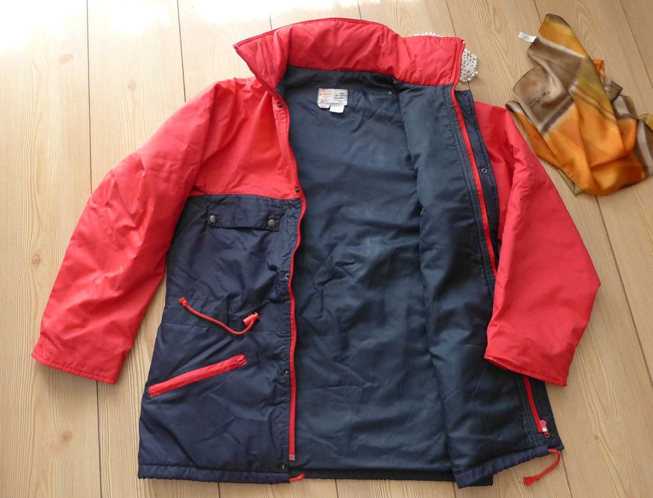 Autentyk VINTAGE kurtka parka PRL oldchool skandynawski design retro