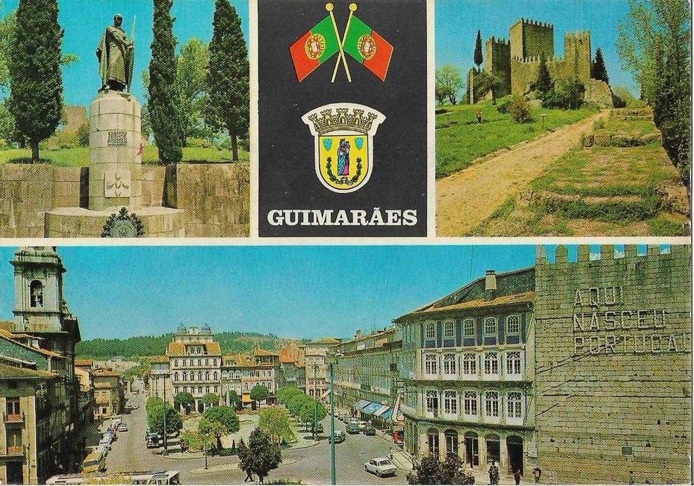 Guimarães - - - Postais antigos (cerca de 30 anos) - - - - - Postais
