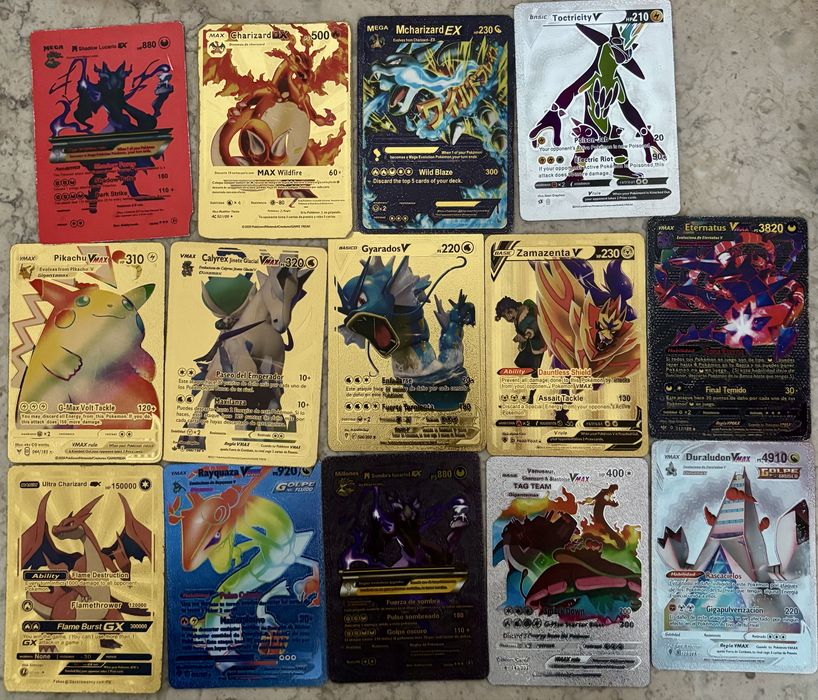 Cartas pokemon especiais