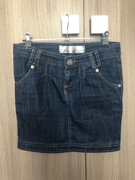 Mini spódniczka jeansowa r 36