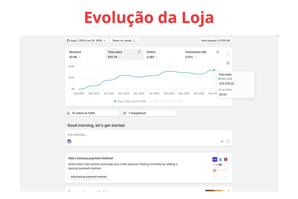 Venda de E-commerce Internacional | +110.000$ Faturados | 4.8% Conversão do site | Lucro de 3123€/mês em Part-Time.