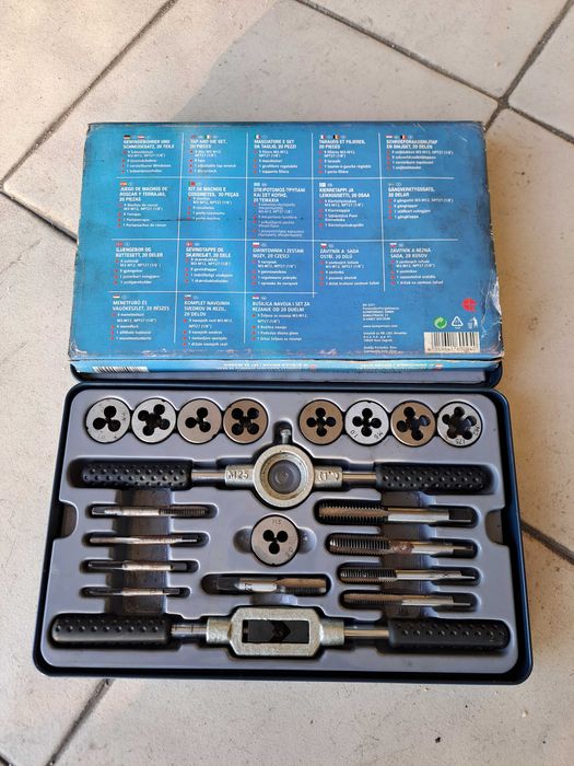 Kit de machos para abrir roscas