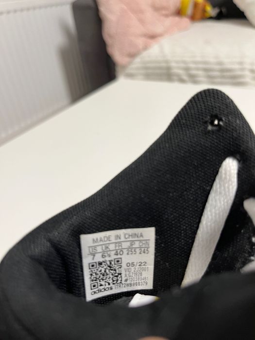 Buty Adidas biało czarne