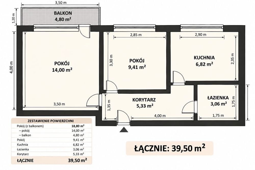 Mieszkanie na sprzedaż, 2 pokoje, 40 m², Radom