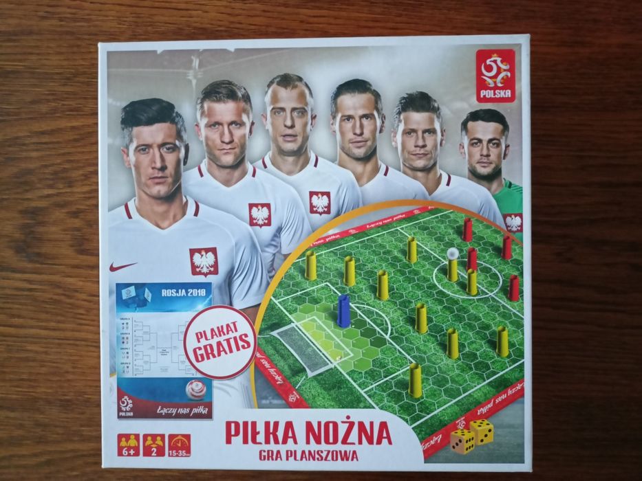 Piłka nożna. Gra planszowa. Duża plansza.