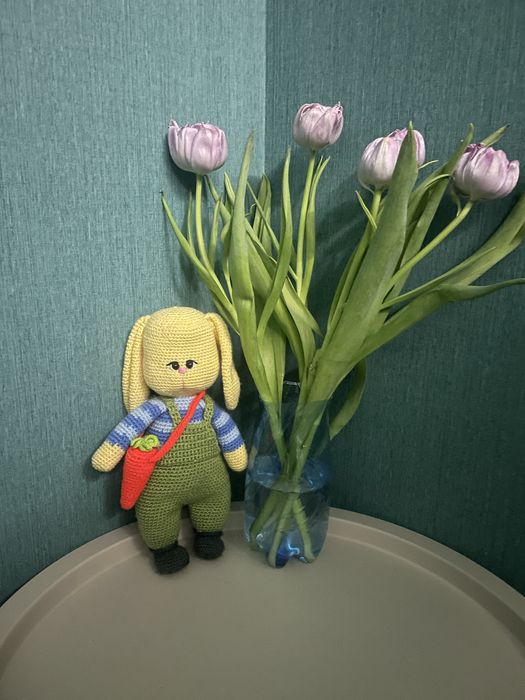 Амигуруми зайка ручная работа