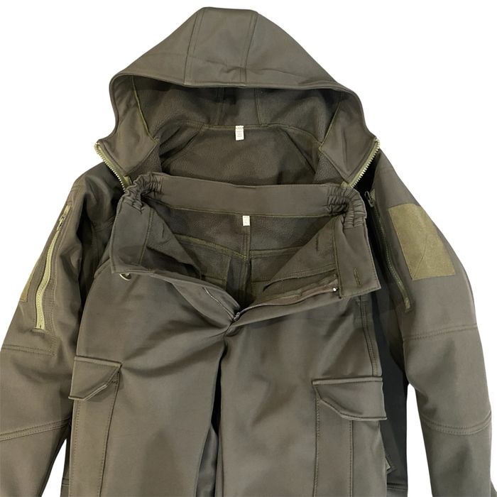 Жіночий осінній тактичний військовий костюм Хакі