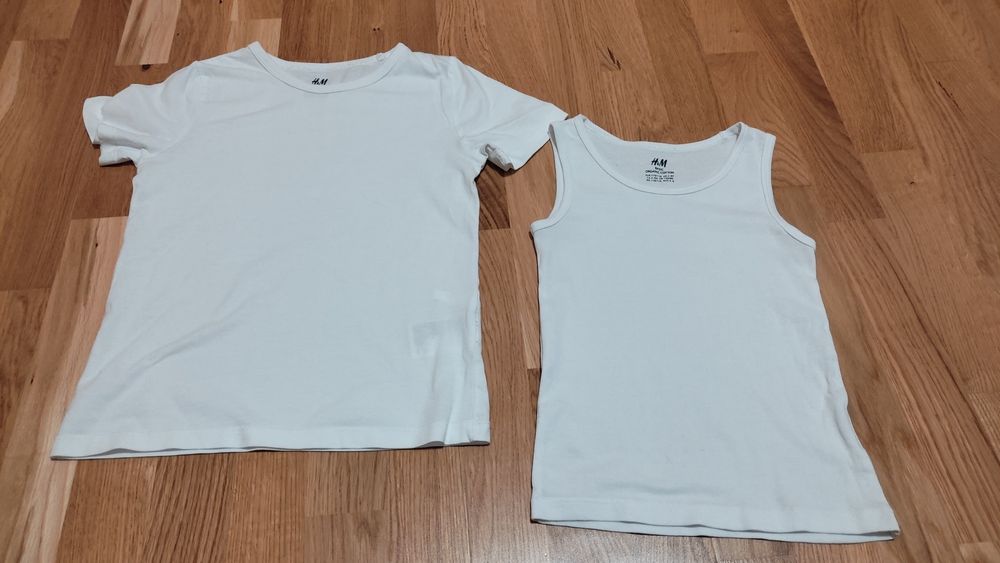 Jak nowa koszulka podkoszulka biała r. 110/116 H&M