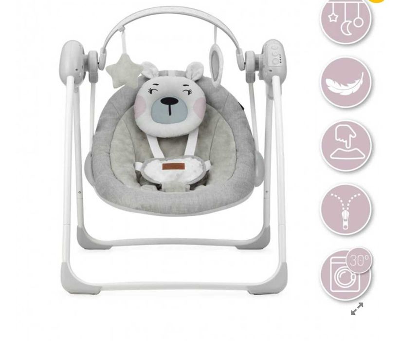 MoMi LISS huśtawka elektryczna/leżaczek 0m+ do 9kg