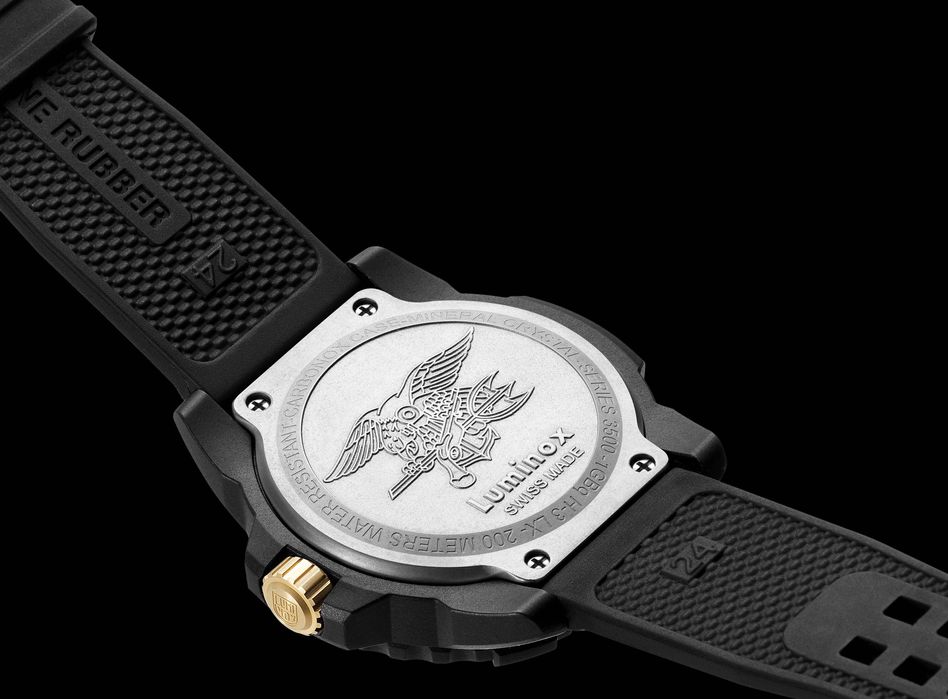 Годинник LUMINOX Navy SEAL 3500 45 mm. XS.3508.GOLD 200 MT.