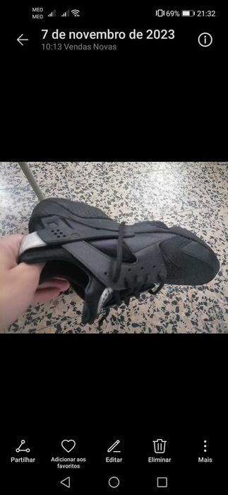 Nike Huarache Pretos