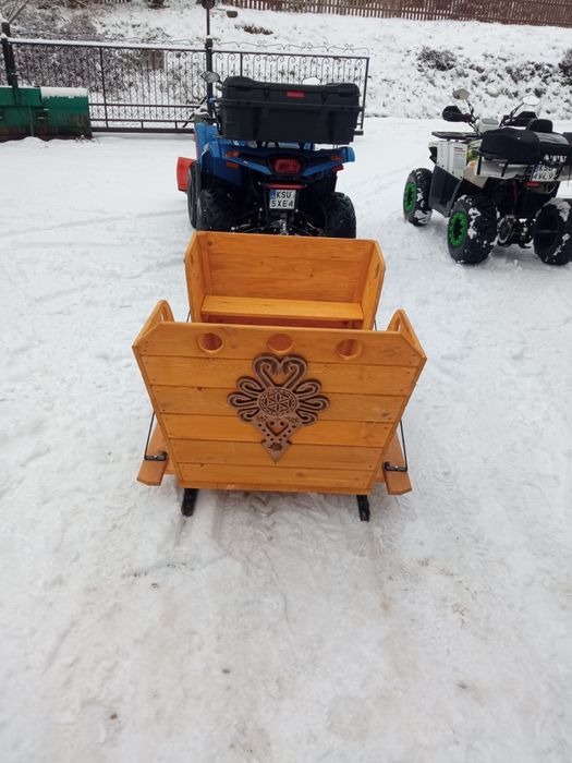 Sanie sanki do quada auta traktora na kulig