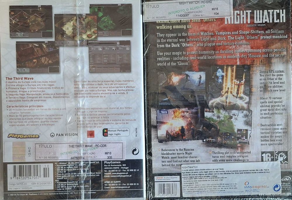 Jogos PC - novos e selados