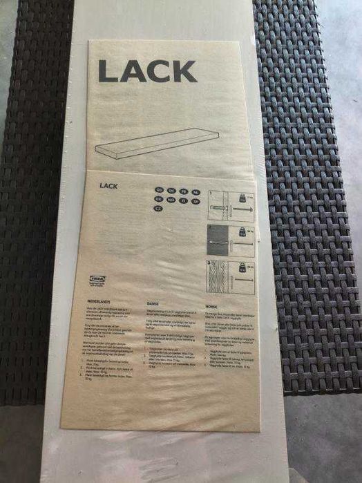 Pólki Ikea Lack 110cm i 30cm x 2szt