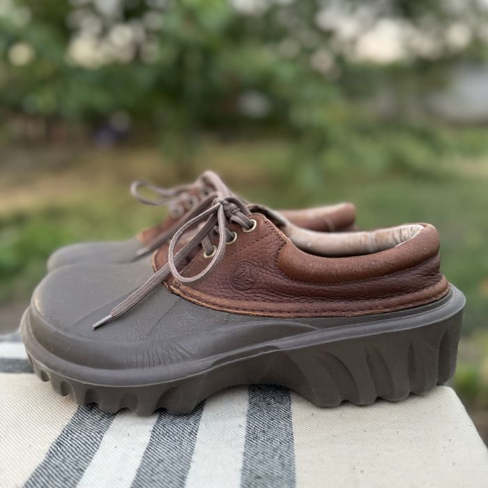 Тапочки Crocs Brown/Grey, 40-41 размер, Сабо, Оригинал, Шлепанцы