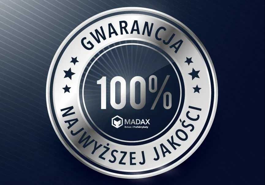 Daszek czterospadowy ogrodzeniowy 40x40x5 MADAX