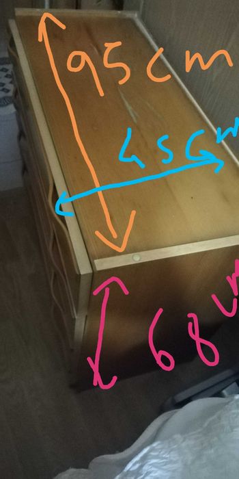 Comoda com 4 gavetas