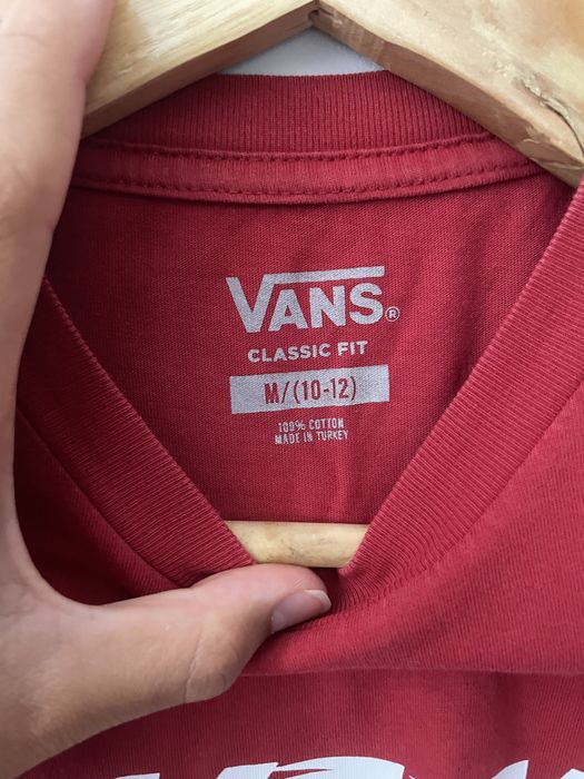 T-Shirt vermelha Vans “Vans of the Wall”