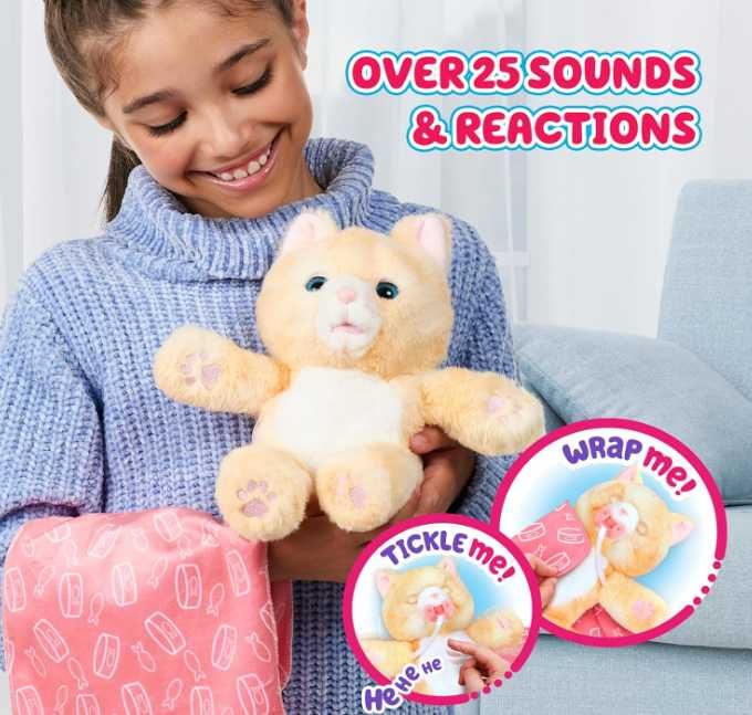 Інтерактивна іграшка Little Live Pets Кошеня-обіймашка Джінджер