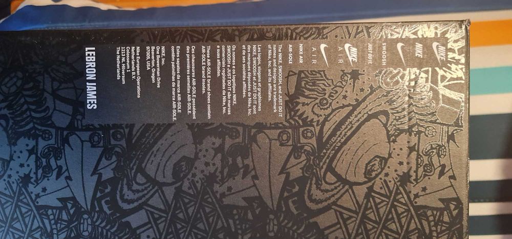 Sapatilhas lebron 19 azuis