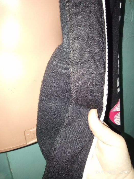 Мужская мастерка теплая с капюшоном