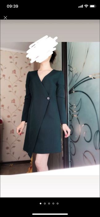 Трендовое платье-пиджак на запах