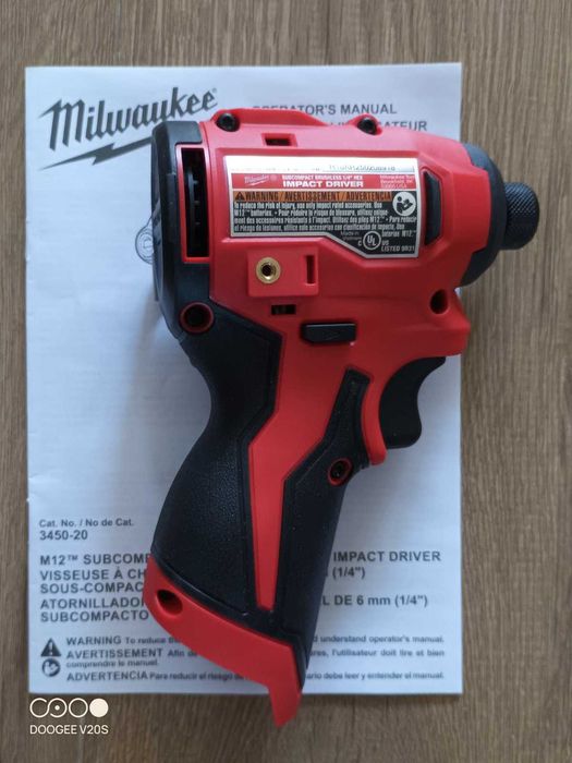 Milwauke 3450-20 m12 Brushless Impact Driver