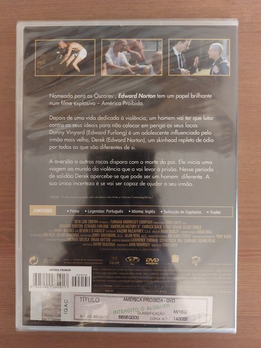 DVD NOVO e SELADO - " Amércia Proibida " (1998)