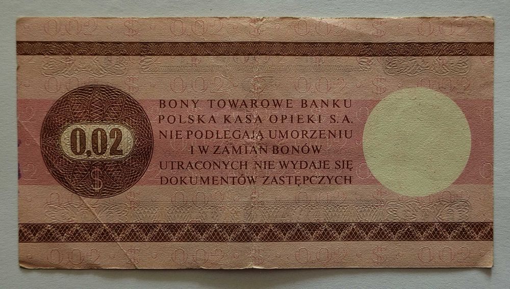 BONY TOWAROWE PRL 2 Centy 5 banknotów rok 1979