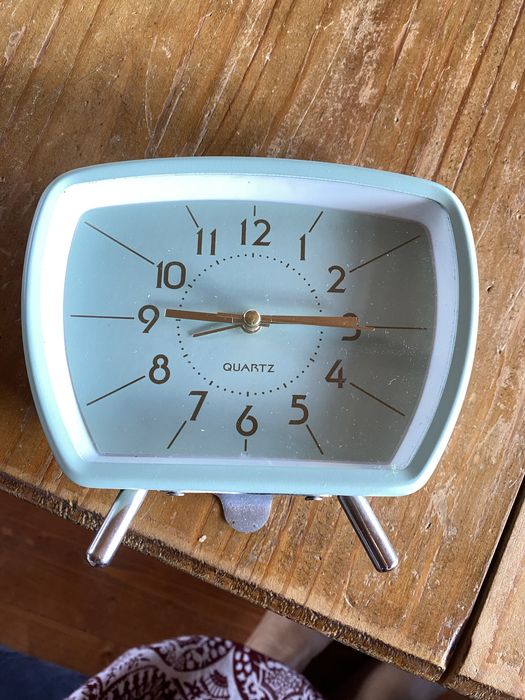 RELÓGIO DE MESA CATHY verde agua