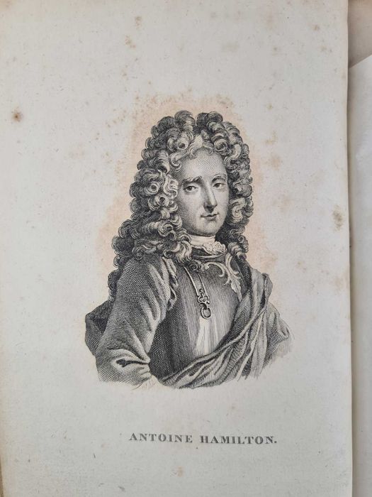 3 volumes ilustrados. Obras do Conde Antoine Hamilton. 1812