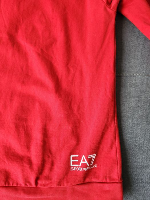 Bluza męska ea7 czerwona