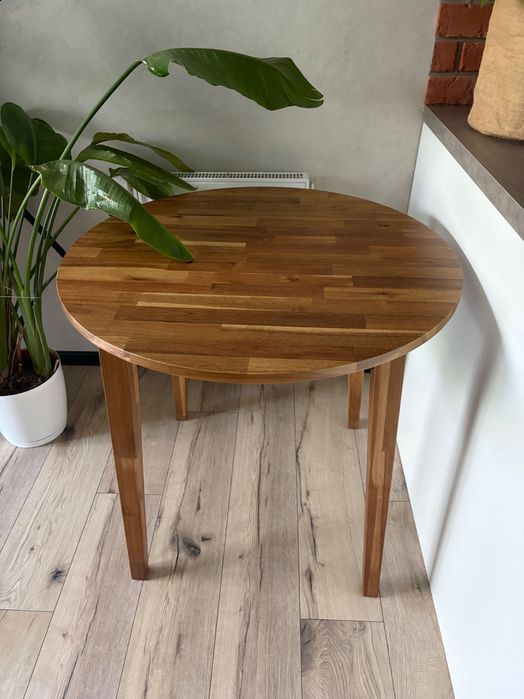 NACKANÄS stół 100% drewno akacja, 80cm