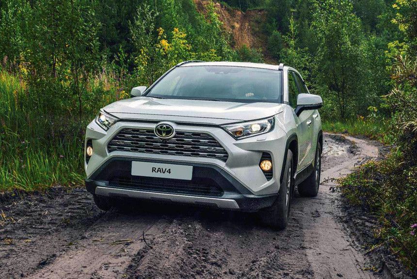Заглушки переднего бампера Toyota Rav4 2018- Оригинал Тойота Рав 4