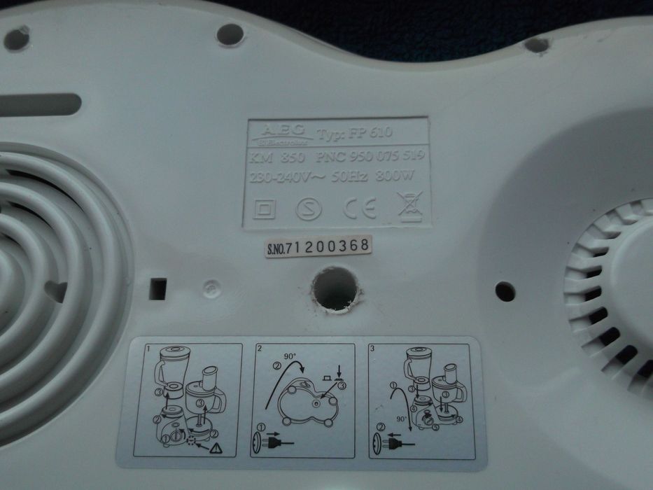 Części do robota kuchennego Elektrolux FP 610. 800 W.