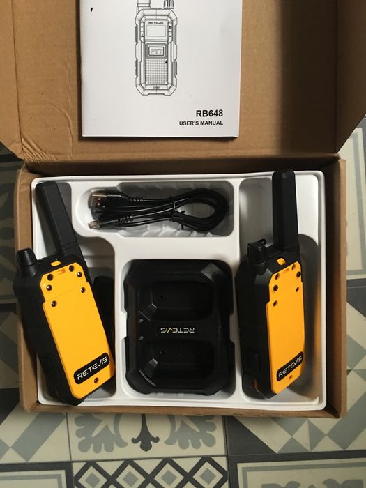 Krótkofalówki żółte Retevis