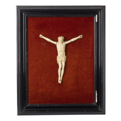 Matéria nobre - Jesus Cristo crucificado indo-português - Século XVIII