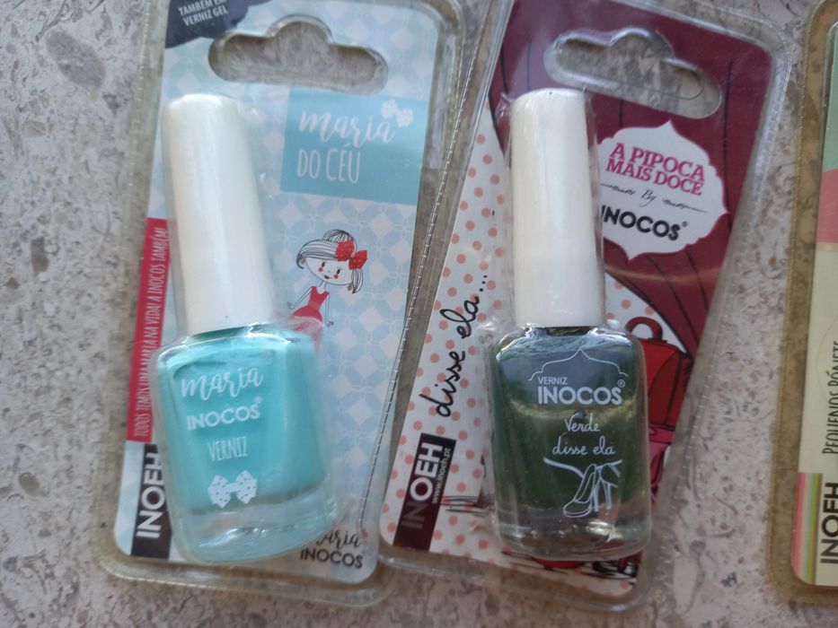 Frascos de verniz de unhas