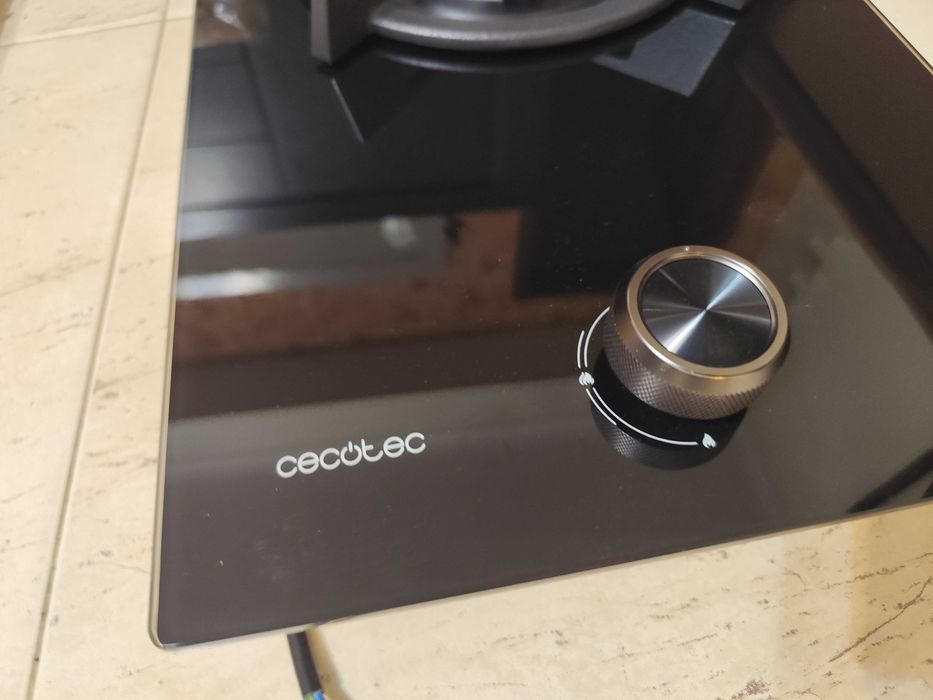 Placa a gás Cecotec Bolero Squad G 1200S Glass